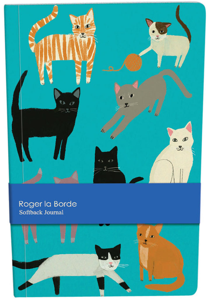 Roger la Borde Pretty Paws A5 Softback Journal featuring artwork by Anne Bentley