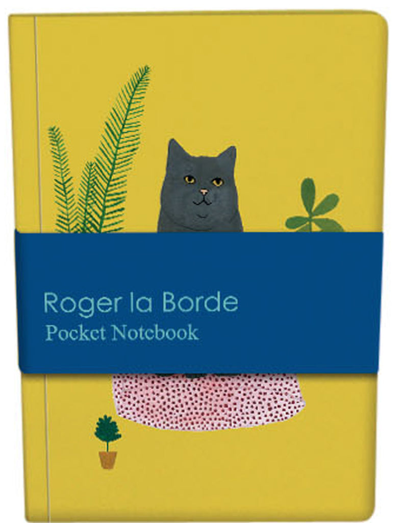 Roger la Borde Chouchou Chat Pocket Notebook featuring artwork by Kate Pugsley