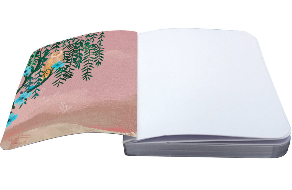 Roger la Borde Moonlit Meadow Pocket Notebook featuring artwork by Kendra Binney