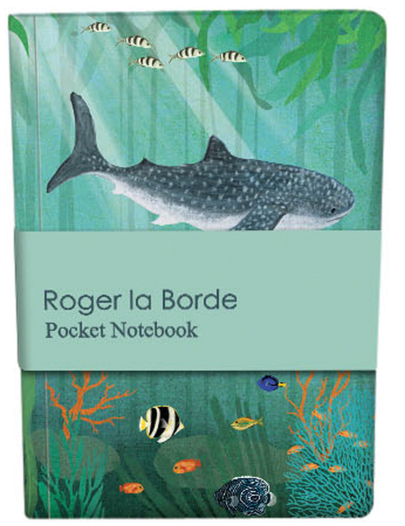 Roger la Borde Whale Song Pocket Notebook featuring artwork by Katherine Quinn