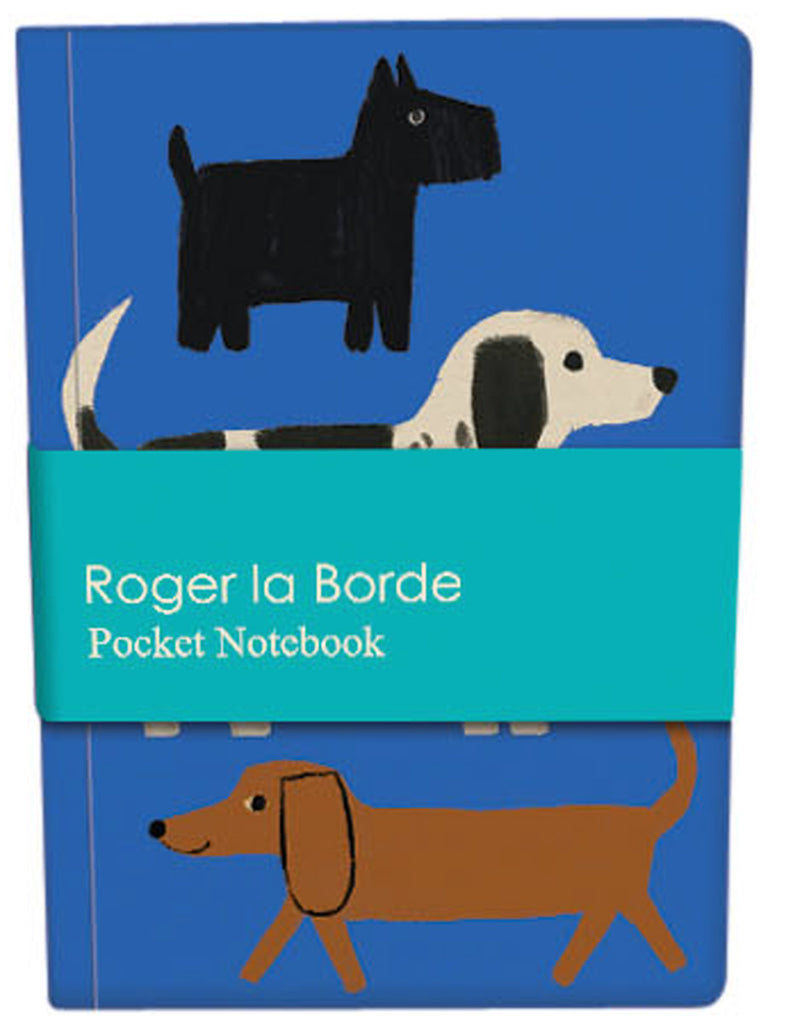 Roger la Borde Shaggy Dogs Pocket Notebook featuring artwork by Anne Bentley