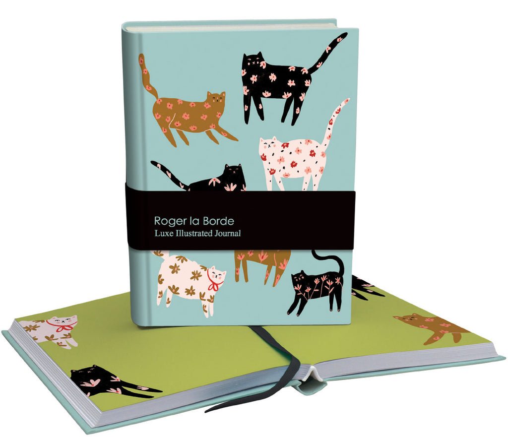 Roger la Borde Cinnamon and Ginger Illustrated Journal featuring artwork by Holly Jolley