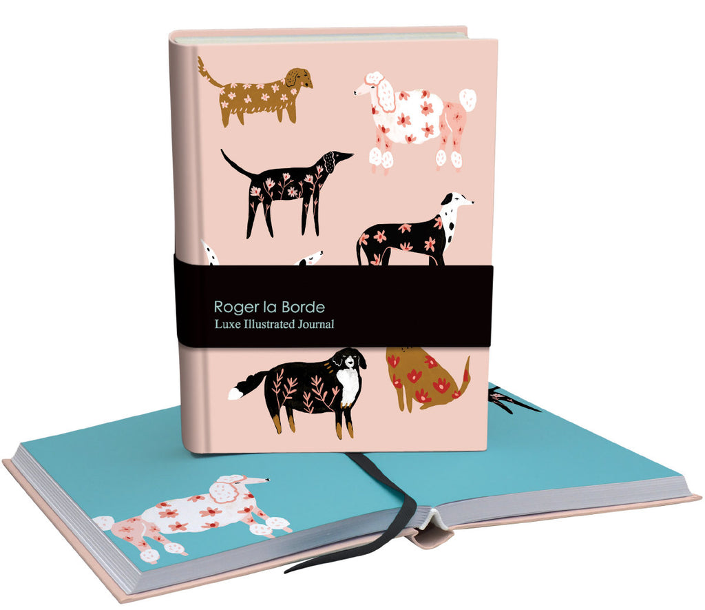 Roger la Borde Cinnamon and Ginger Illustrated Journal featuring artwork by Holly Jolley