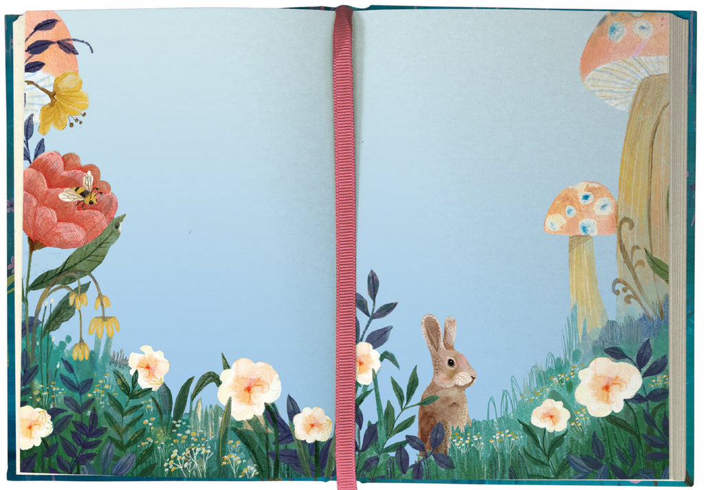 Roger la Borde White Rabbits Illustrated Journal featuring artwork by Kendra Binney