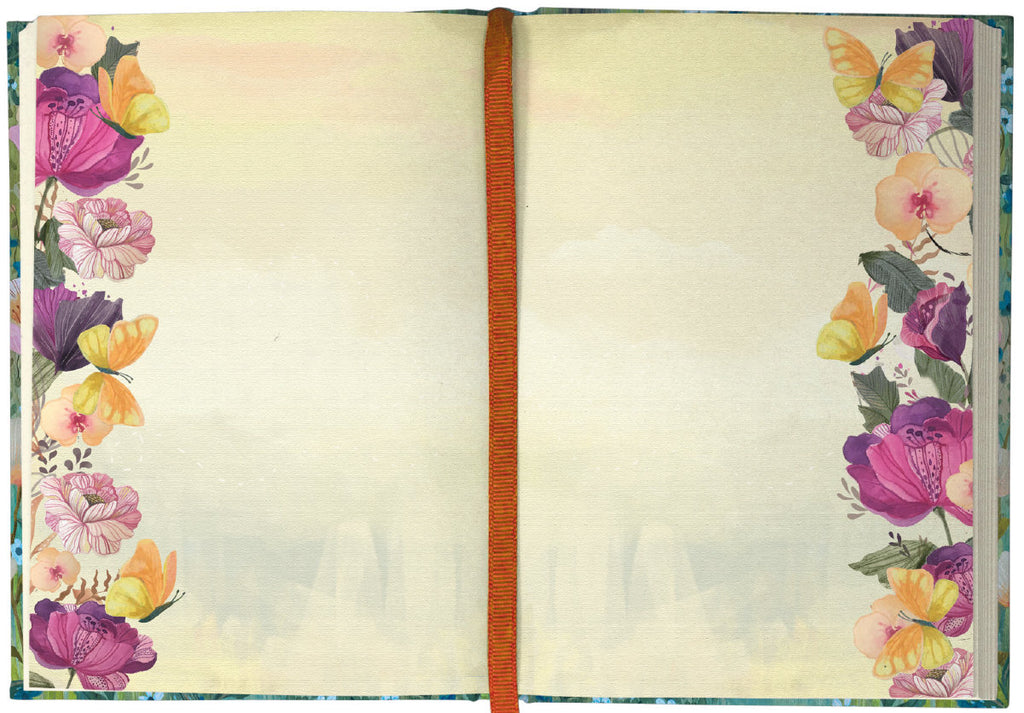 Roger la Borde Butterfly Ball Illustrated Journal featuring artwork by Kendra Binney