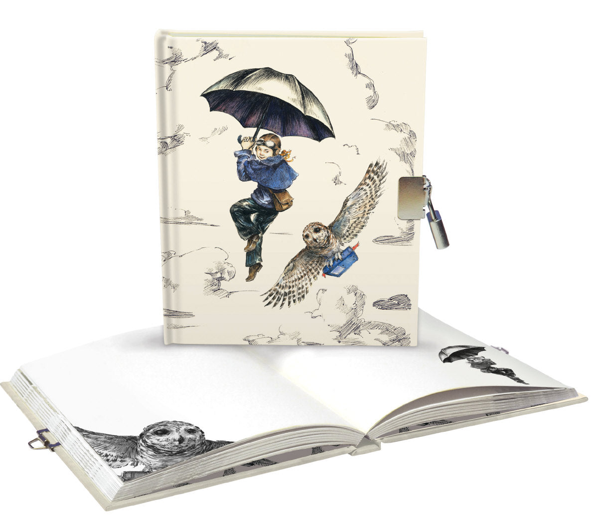 Roger la Borde Mondoodle Lockable Notebook featuring artwork by Elise Hurst