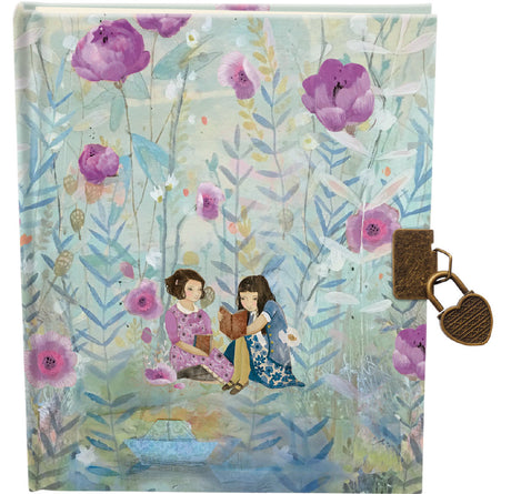 Roger la Borde Daydreamers Lockable Notebook featuring artwork by Kendra Binney