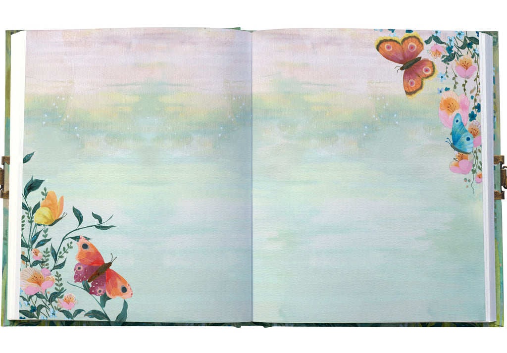 Roger la Borde Butterfly Ball Lockable Notebook featuring artwork by Kendra Binney