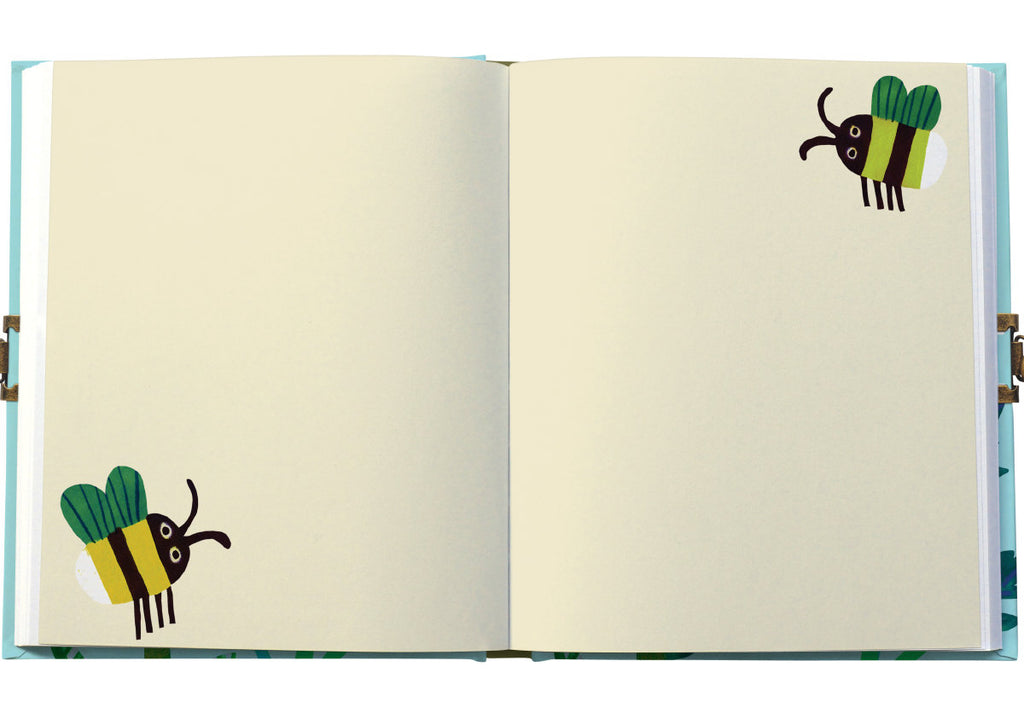 Roger la Borde Honey Lockable Notebook featuring artwork by Monika Forsberg