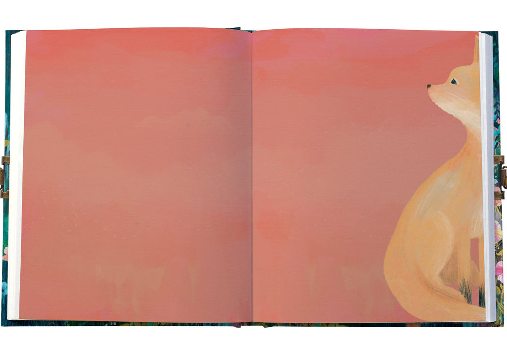 Roger la Borde Moonlit Meadow Lockable Notebook featuring artwork by Kendra Binney
