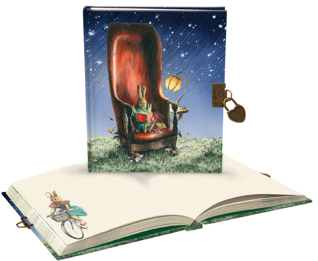 Roger la Borde Storytime Lockable Notebook featuring artwork by Elise Hurst