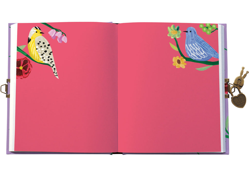 Roger la Borde Birdhaven Lockable Notebook featuring artwork by Katie Vernon