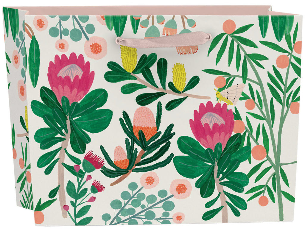 Roger la Borde King Protea Gift Bag featuring artwork by Kate Pugsley