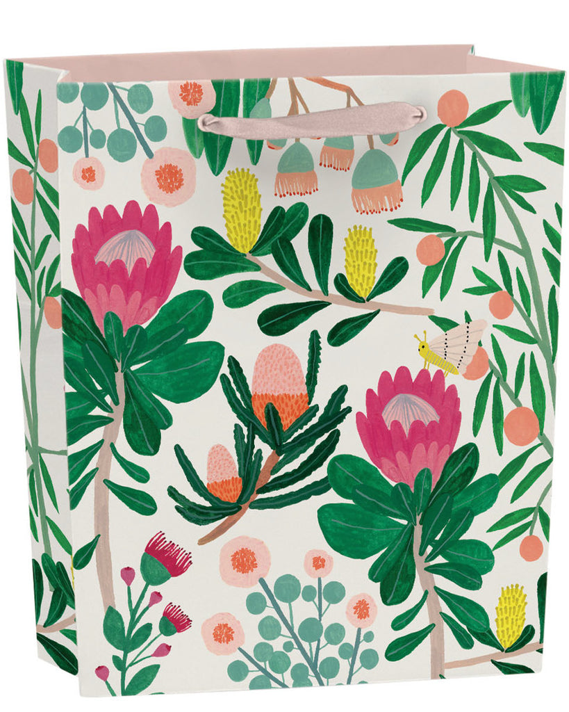 Roger la Borde King Protea Gift Bag featuring artwork by Kate Pugsley