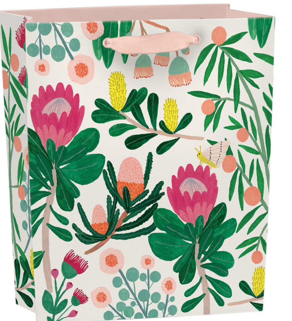 Roger la Borde King Protea Gift Bag featuring artwork by Kate Pugsley