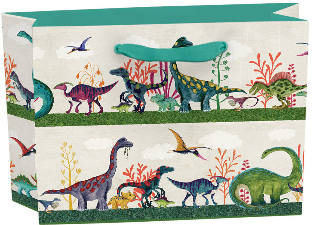 Roger la Borde Dino Mighty Gift Bag featuring artwork by Katherine Quinn