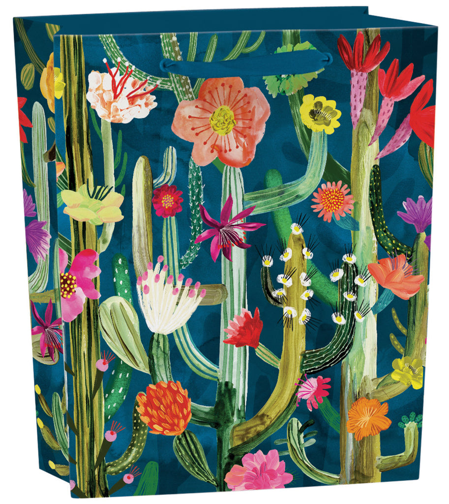 Roger la Borde Cactusland Medium Gift Bag featuring artwork by Katie Vernon