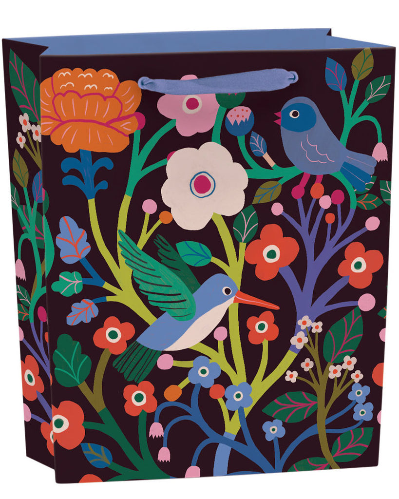 Roger la Borde Birdsong Medium Gift Bag featuring artwork by Monika Forsberg