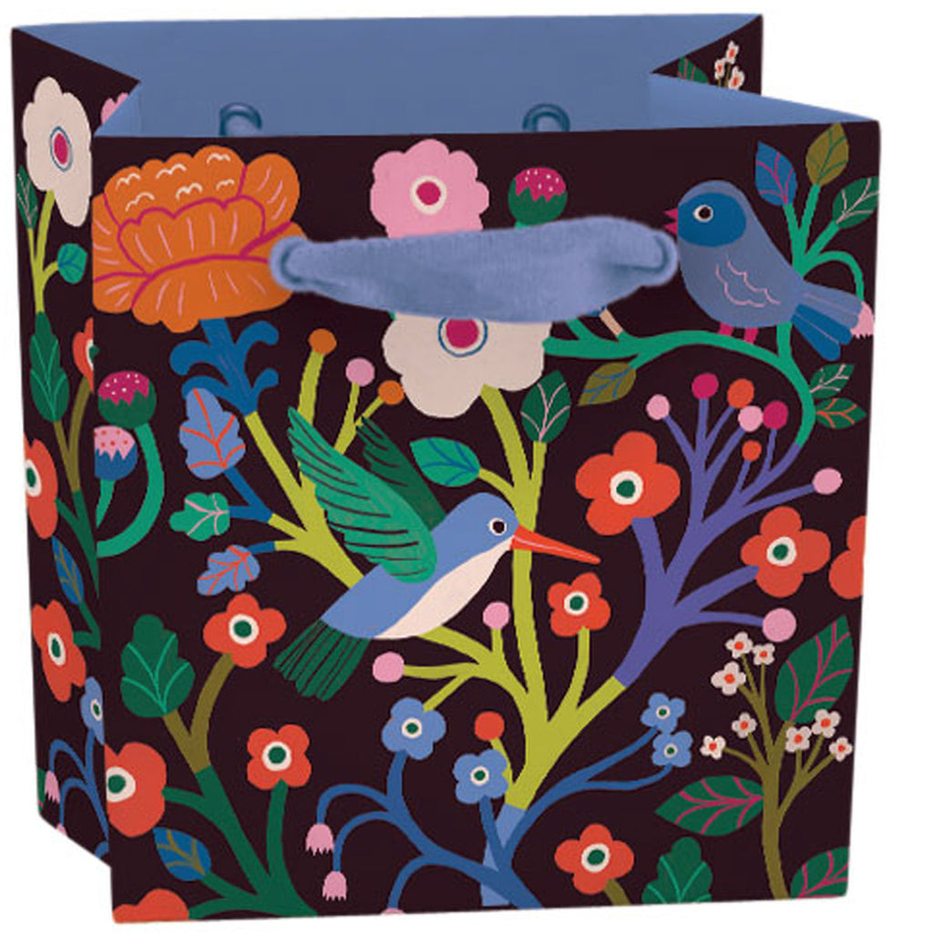 Roger la Borde Birdsong Mini Gift Bag featuring artwork by Monika Forsberg