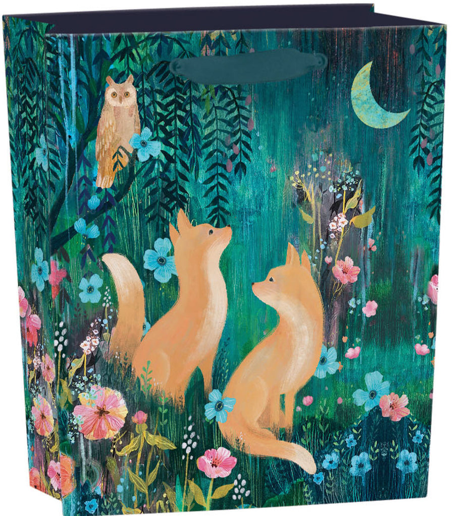 Roger la Borde Moonlit Meadow Small Gift Bag featuring artwork by Kendra Binney