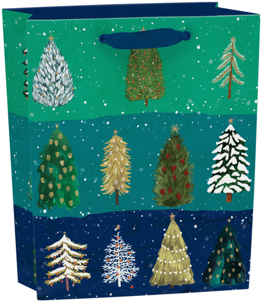 Roger la Borde Wild Winter Forest Small Gift Bag featuring artwork by Katie Vernon