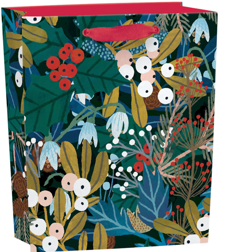 Roger la Borde Winter Foliage Small Gift Bag featuring artwork by Antoana Oreski