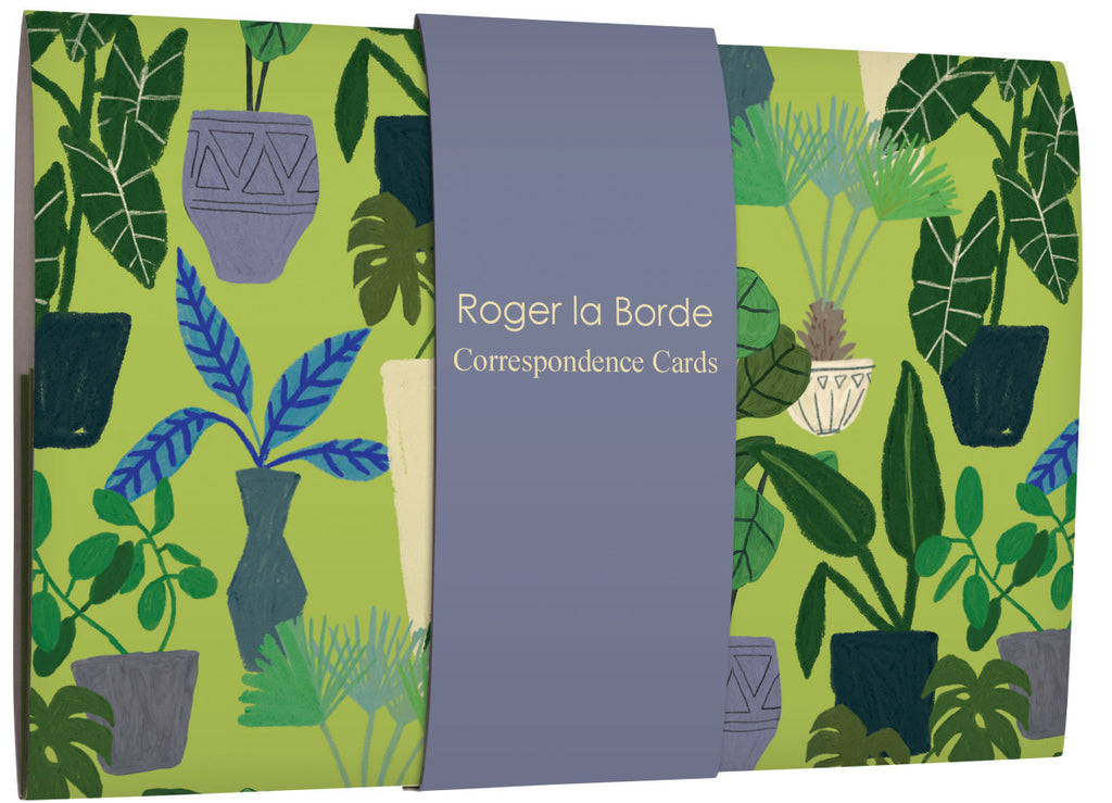 Roger la Borde Jungle Interior Correspondence Cards Wallet featuring artwork by Anne Bentley