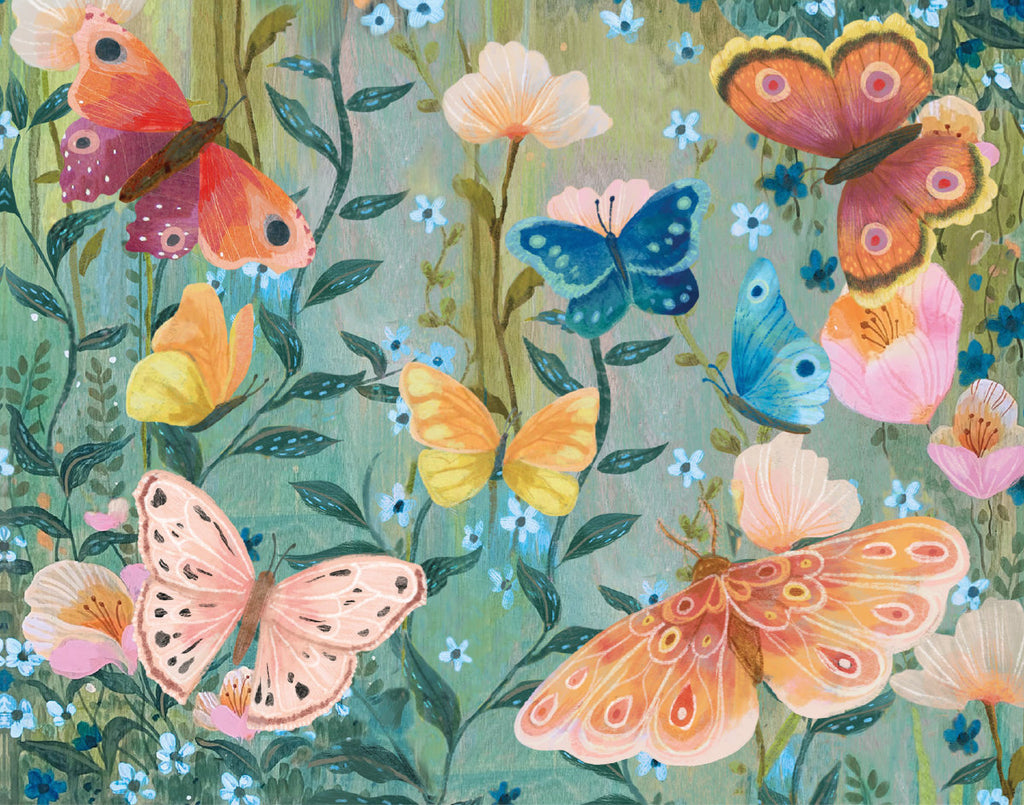Roger la Borde Butterfly Ball Chic Notecard Box featuring artwork by Kendra Binney