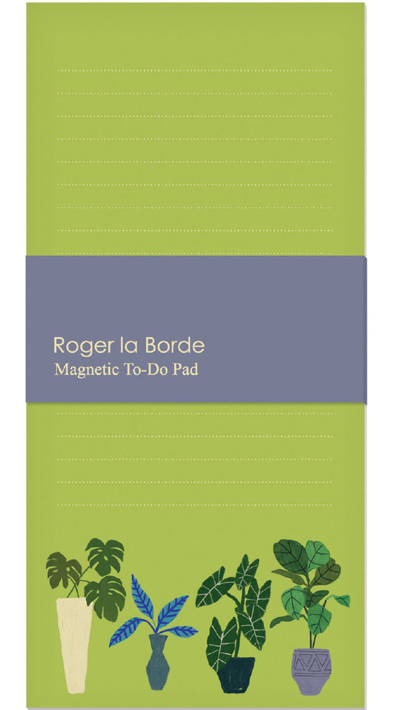 Roger la Borde Jungle Interior Magnet Notepad featuring artwork by Anne Bentley