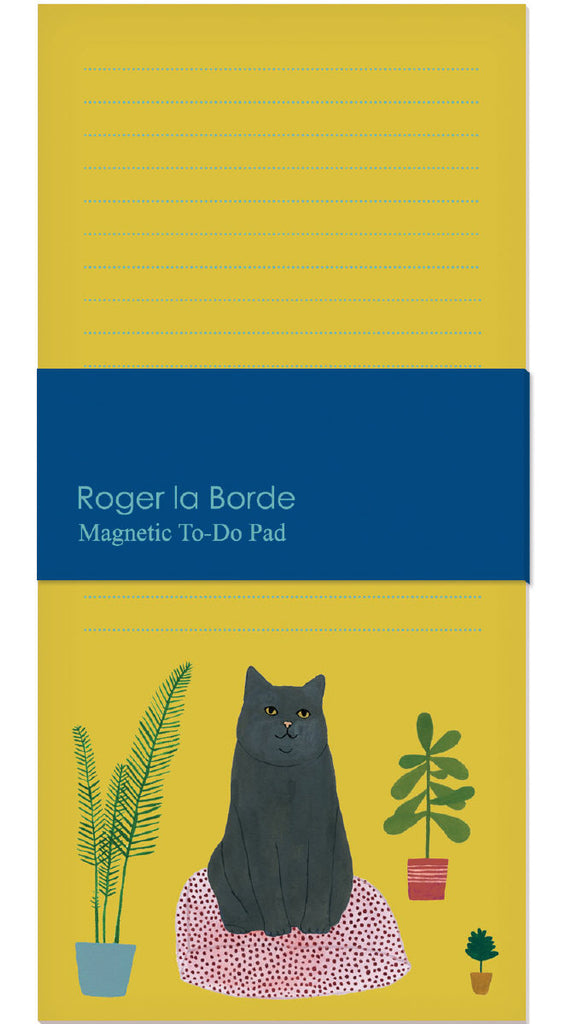 Roger la Borde Chouchou Chat Magnet Notepad featuring artwork by Kate Pugsley