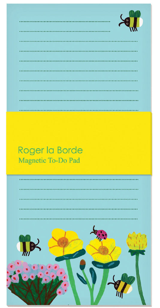 Roger la Borde Honey Magnet Notepad featuring artwork by Monika Forsberg