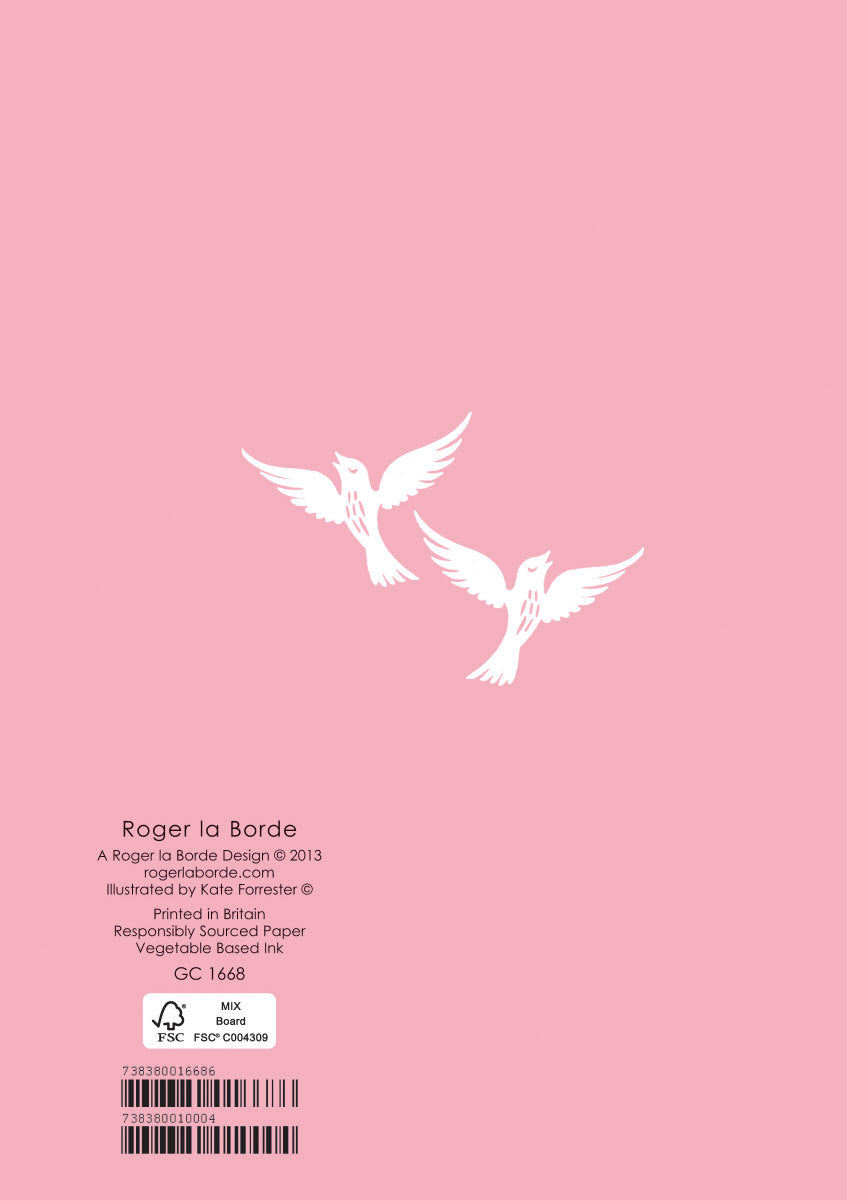 Roger la Borde Festival of Britain Greeting Card featuring artwork by Kate Forrester