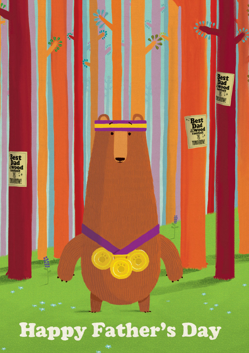Roger la Borde Wild Things Greeting Card featuring artwork by Rob Biddulph