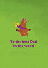 Roger la Borde Wild Things Greeting Card featuring artwork by Rob Biddulph