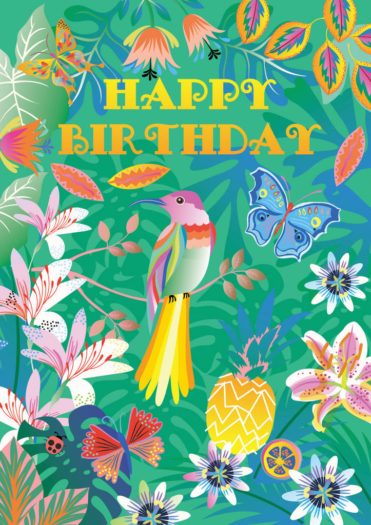 Roger la Borde Tropical Greeting Card featuring artwork by Roger la Borde