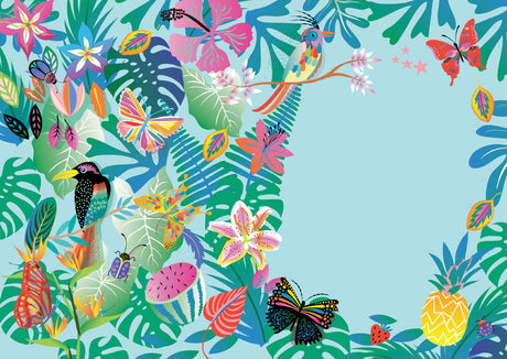 Roger la Borde Tropical Greeting Card featuring artwork by Roger la Borde