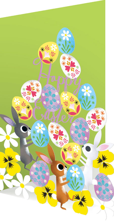 Roger la Borde Easter Lasercut Card featuring artwork by Daniel Roode