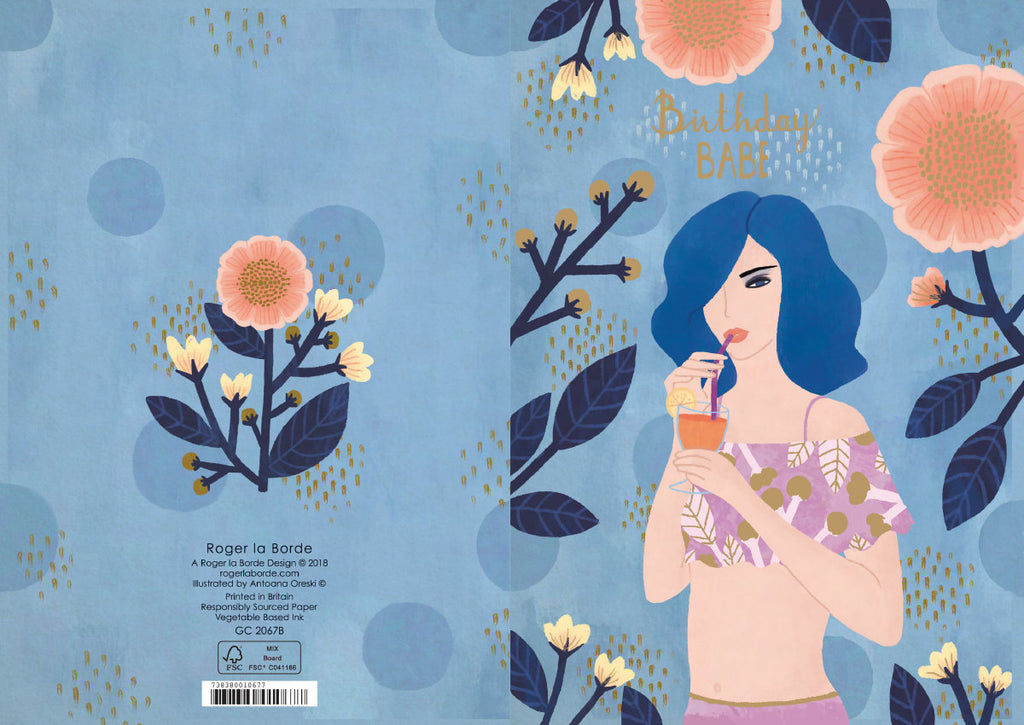 Roger la Borde Summer Forrest Greeting Card featuring artwork by Antoana Oreski