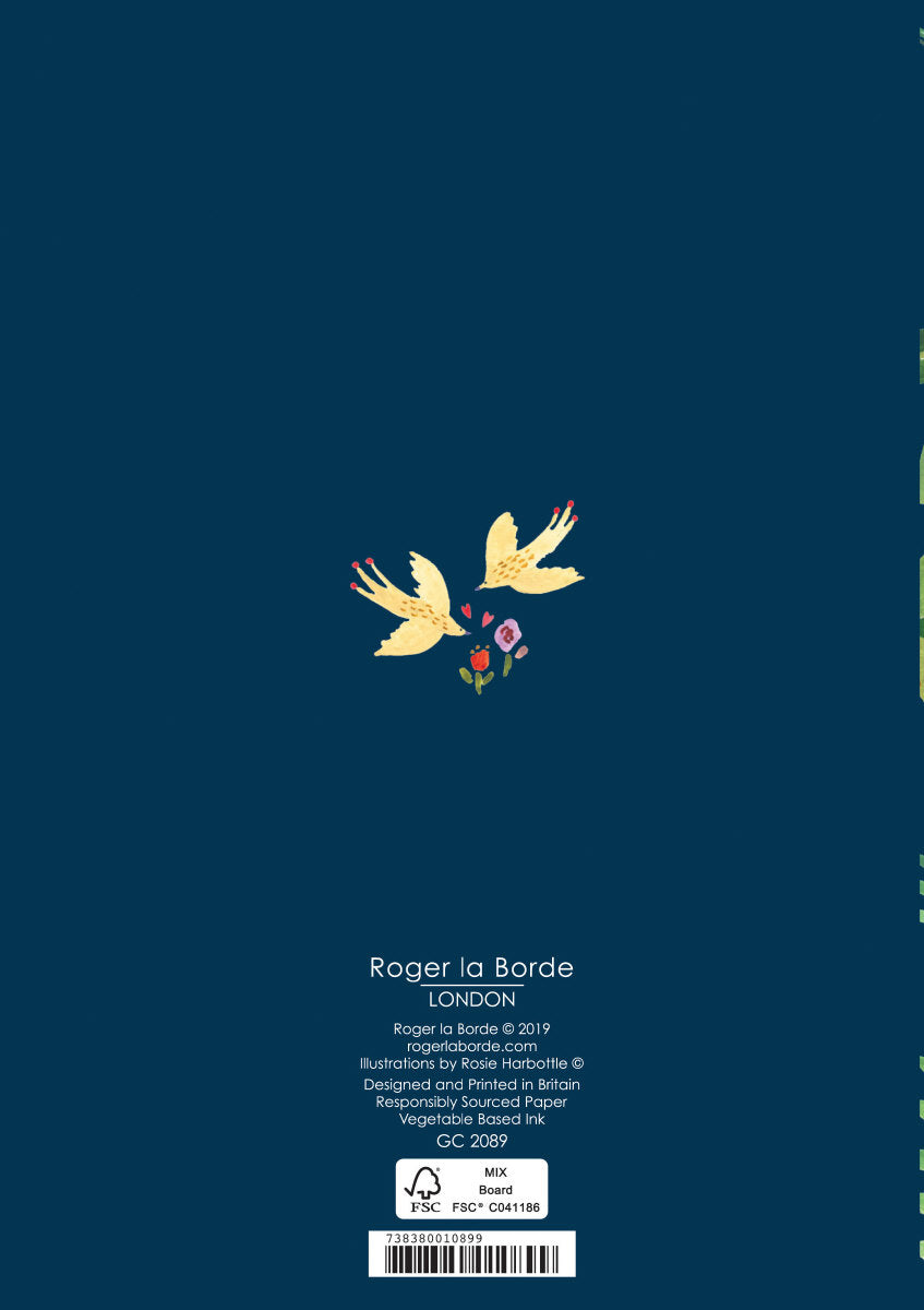 Roger la Borde Over the Rainbow Greeting Card featuring artwork by Rosie Harbottle