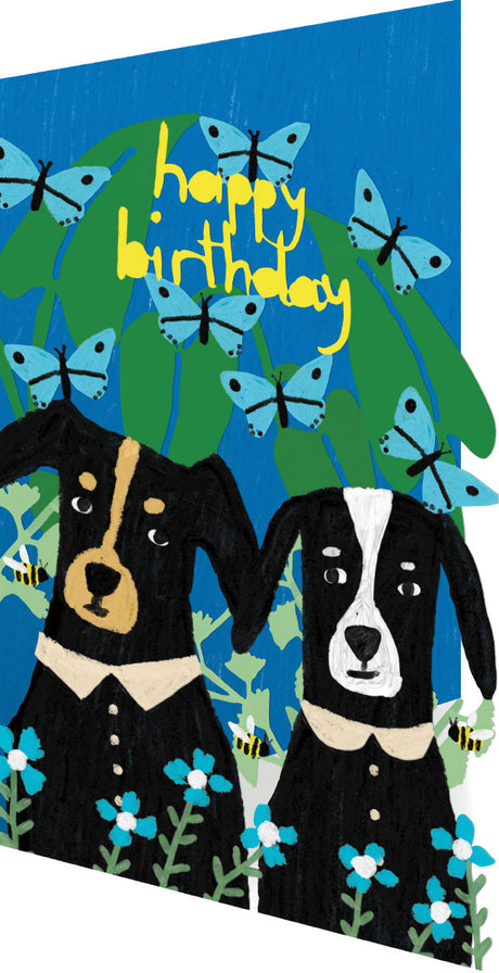 Roger la Borde Glass Menagerie Lasercut Card featuring artwork by Anne Bentley