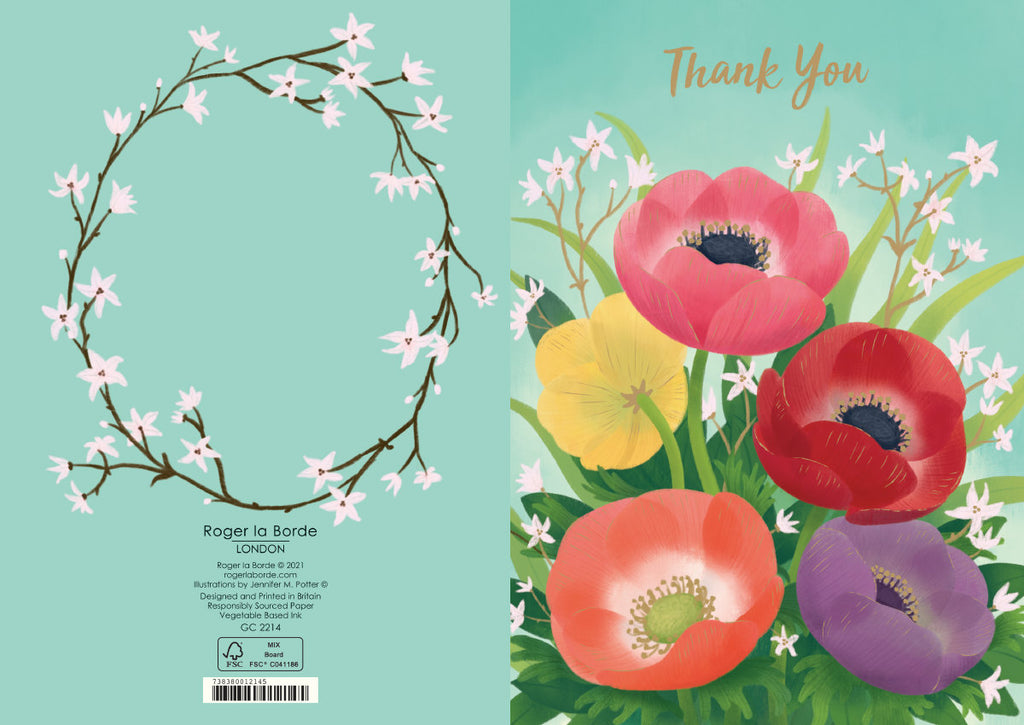 Roger la Borde Menagerie Greeting Card featuring artwork by Jennifer M Potter