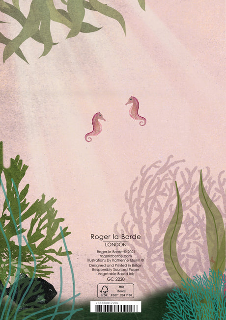 Roger la Borde Whale Song Greeting Card featuring artwork by Katherine Quinn