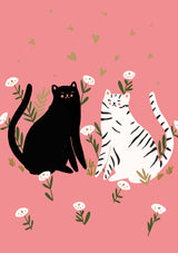 Roger la Borde Cinnamon and Ginger Greeting Card featuring artwork by Holly Jolley