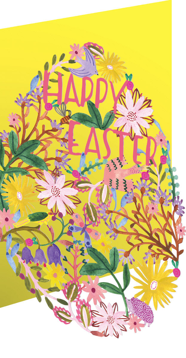 Roger la Borde Over the Rainbow Lasercut Card featuring artwork by Rosie Harbottle