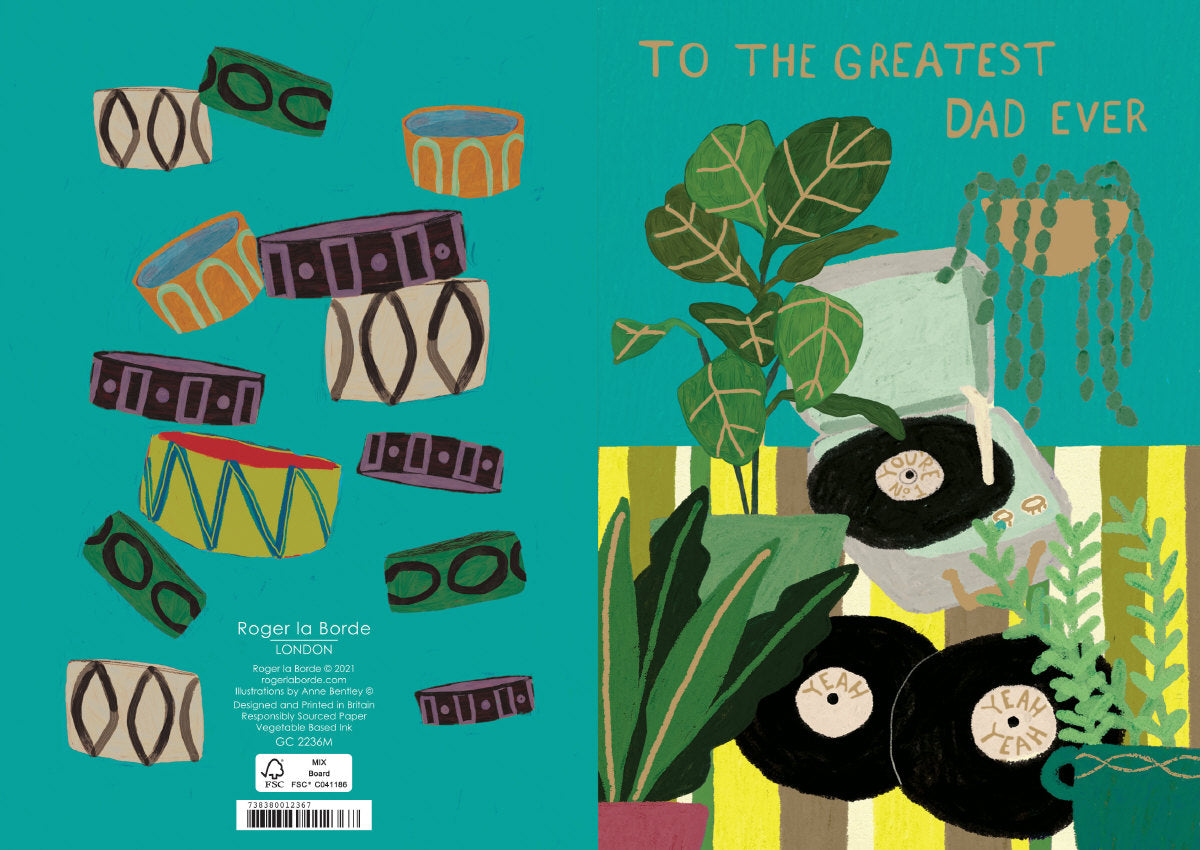 Roger la Borde Glass Menagerie Greeting Card featuring artwork by Anne Bentley