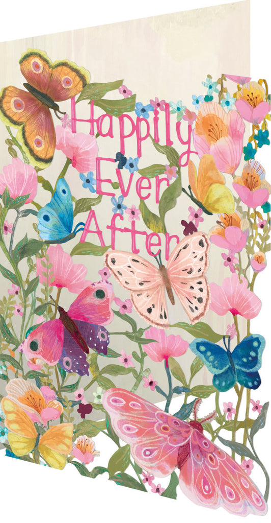 Roger la Borde Butterfly Ball Lasercut Card featuring artwork by Kendra Binney