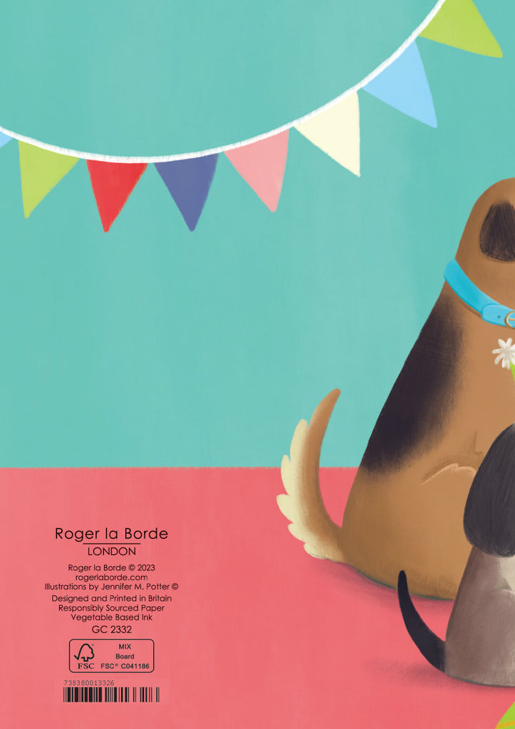 Roger la Borde Menagerie Greeting Card featuring artwork by Jennifer M Potter