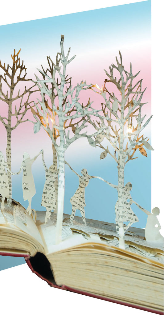 Roger la Borde Scissors Paper Tree Lasercut Card featuring artwork by Su Blackwell