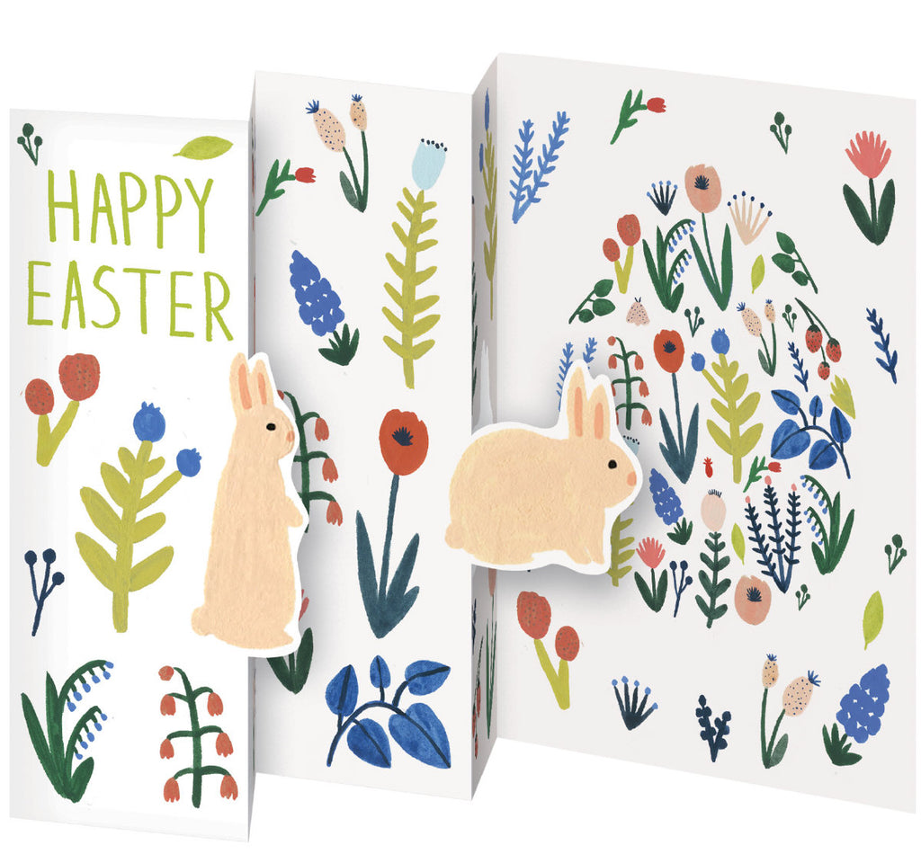 Roger la Borde Easter Petite Lasercut Card featuring artwork by Kate Pugsley
