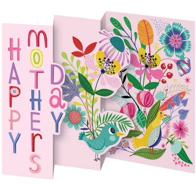 Roger la Borde Enchanted Forest Petite Lasercut Card featuring artwork by Helen Dardik